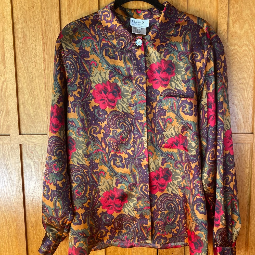 Vintage Christian Dior Separates Top